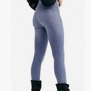 We the Free by Free People Feel Alright Riptide Skinny Pull On Jeggings 32